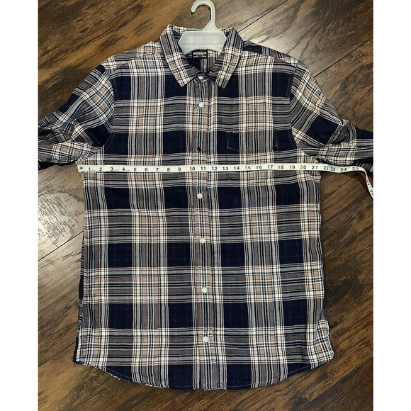 BUFFALO DAVID BITTON Plaid Long Sleeve Button-Down Casual Shirt Men's Size XL - Picture 7 of 12